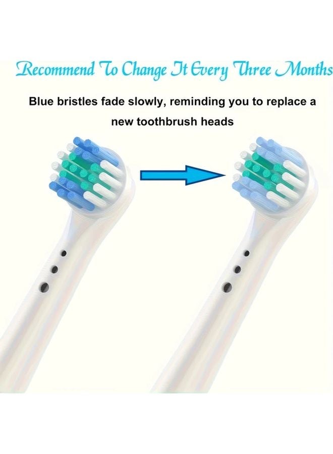 OLB 3 In 1 Electric Toothbrush Replacement Heads 16pcs Dual Head With 3 Cleaning Modes - Image 5